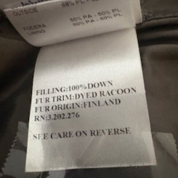 Fur trimmed down jacket - Picture 7 of 12